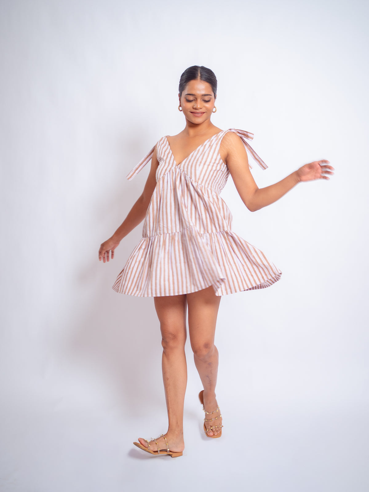 Leher Tiered Dress